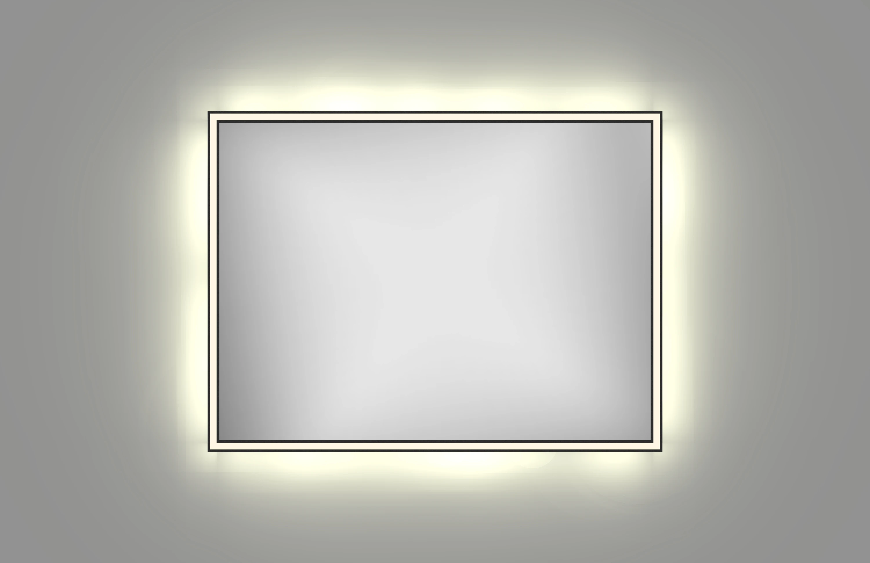 Halo Mirror With Inner And Outer Edges-3CCT 85W Recently Released Products LED Mirror Light For Hotel Project