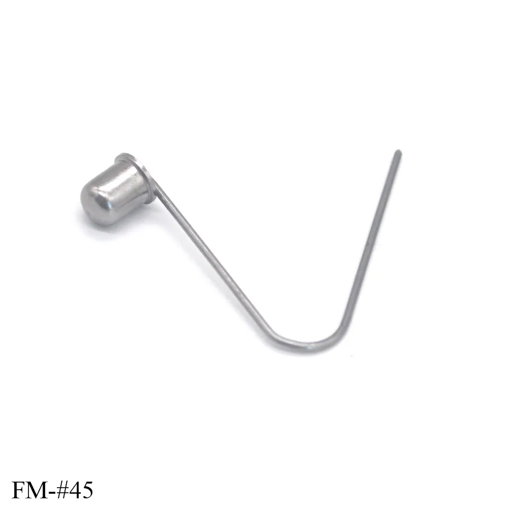 V Shape Single Head Steel Wire Spring Clip Tent Pole Push Button Spring Locking Tube Pin