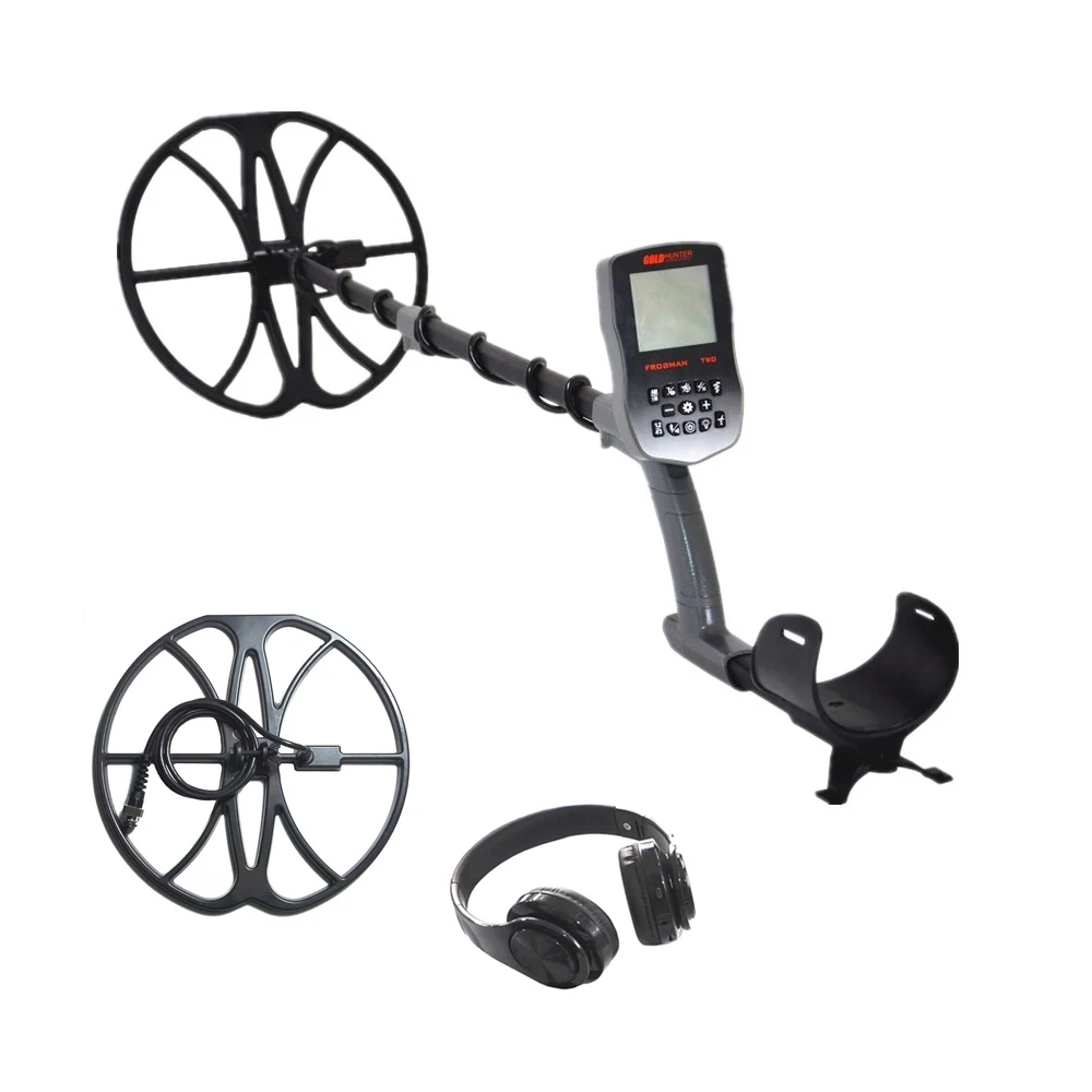 Selling T90 Fully waterproof metal Detector Archeological Treasure Finder outdoor treasure hunt