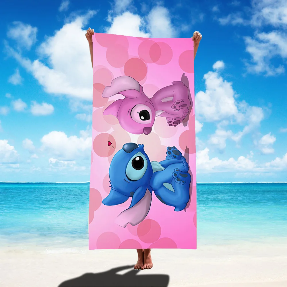 Wholesale Cartoon Lightweight Microfiber Quick Dry Sand Free Beach Towel For Kids Adult Travel Camping Beach Gift