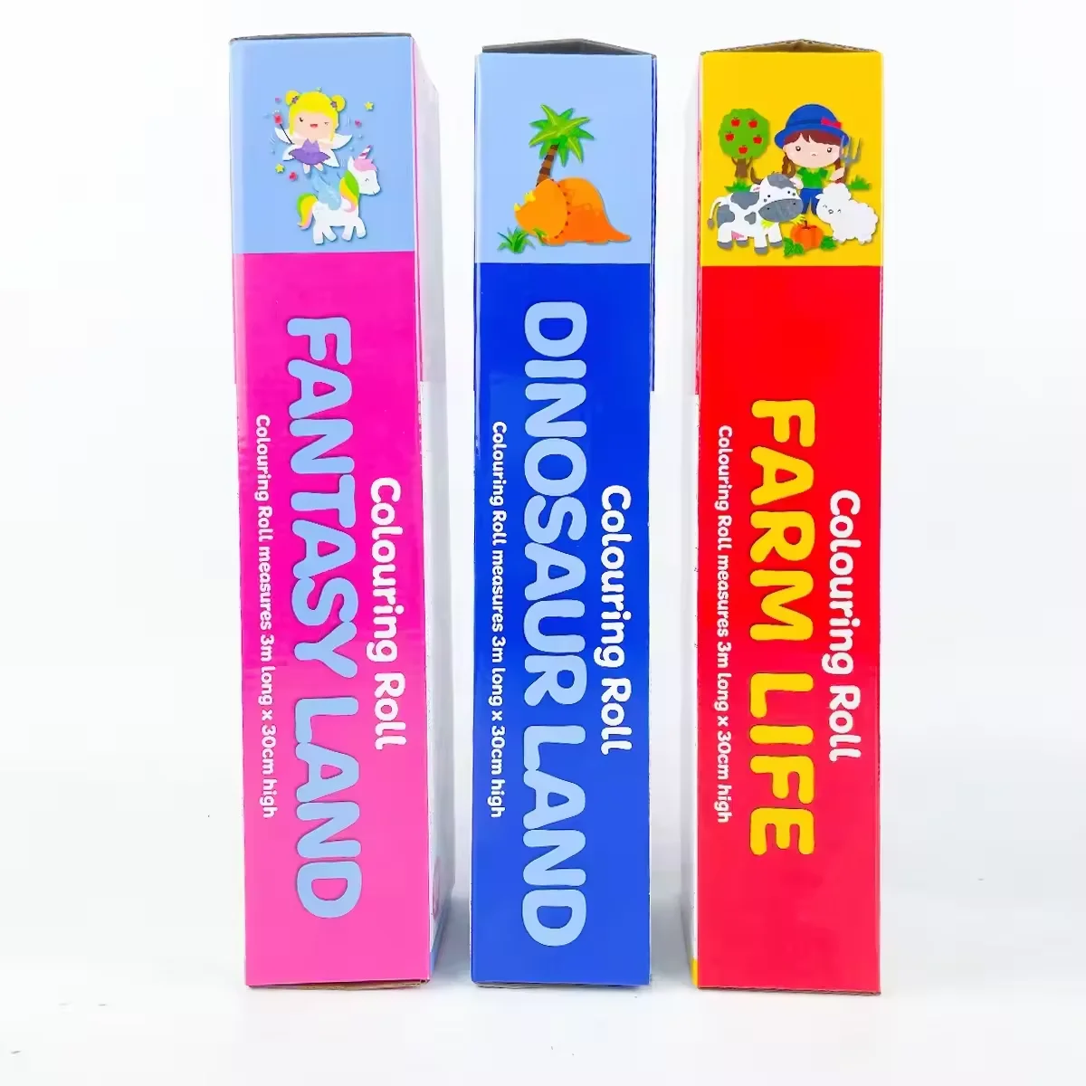 Custom Sticky Art Painting Set Funny Poster Coloring and Painting Paper Cute Wall Drawing Roll for Kids