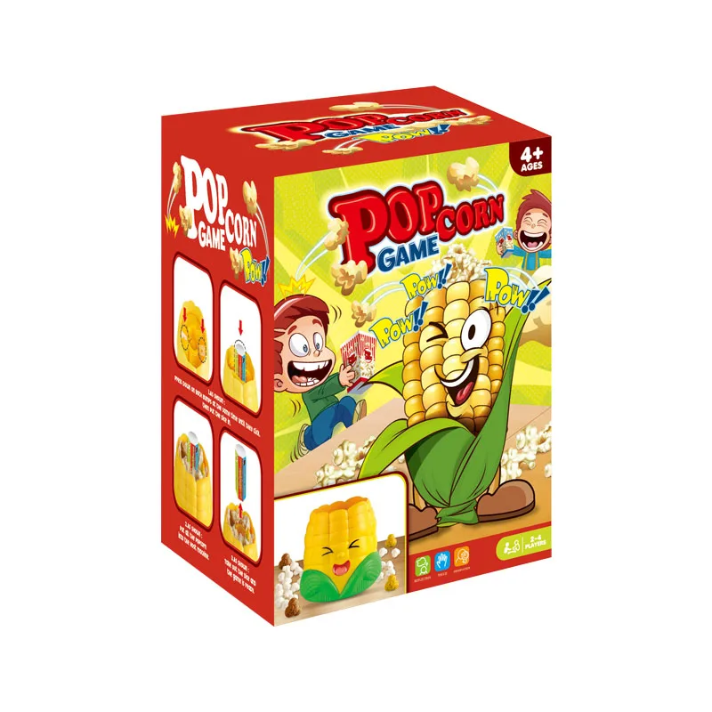 Best selling interesting multiplayer interactive cartoon popcorn board game set for children