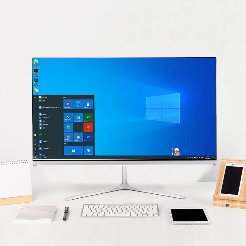 Cheap All-In-One Computers 16:9 Resolution SSD 64G/128G/256G/512G/1T Graphics Card PC Computer All In One Pc Desktop