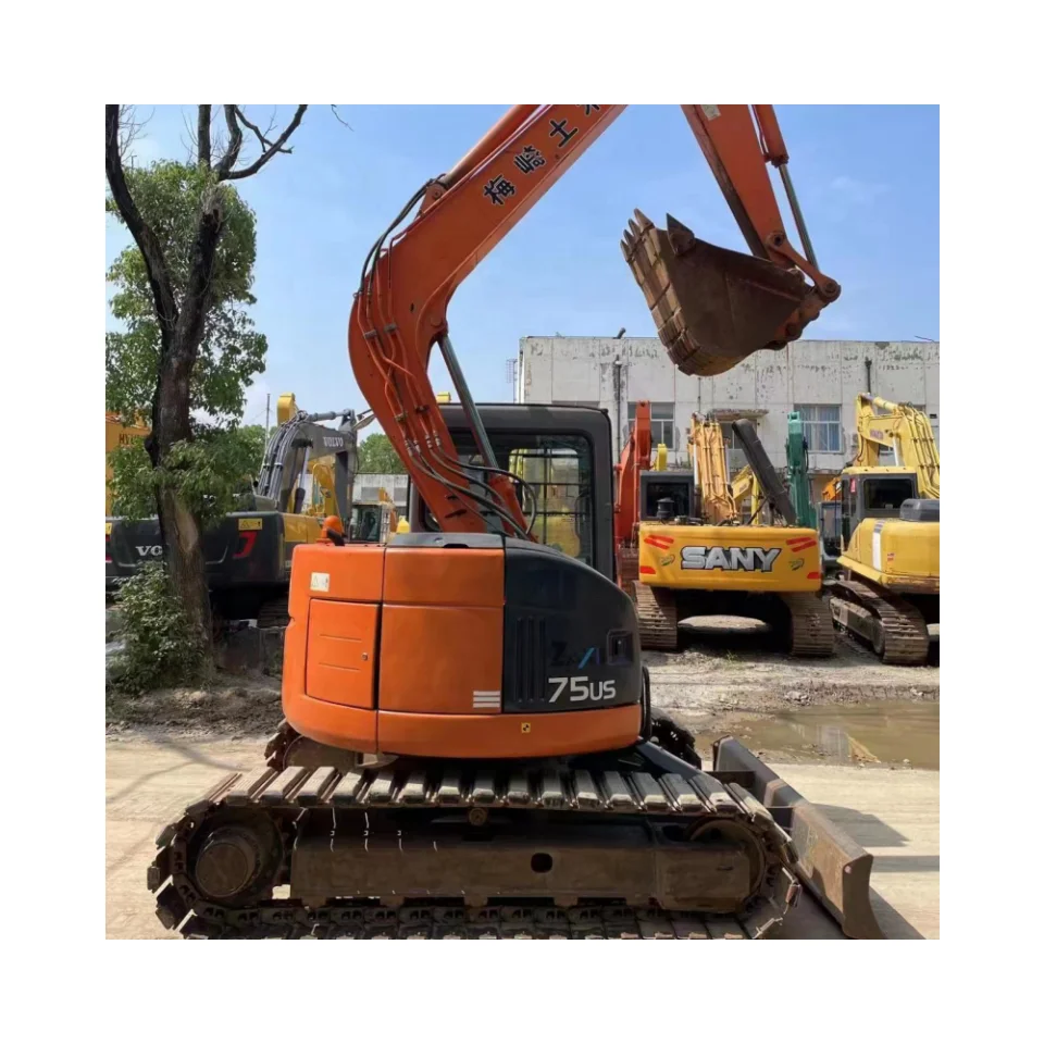 Hot Selling Used Excavators HITACHI ZX75  7t Second-Hand Excavator HITACHI Used Digger Machine For Sale