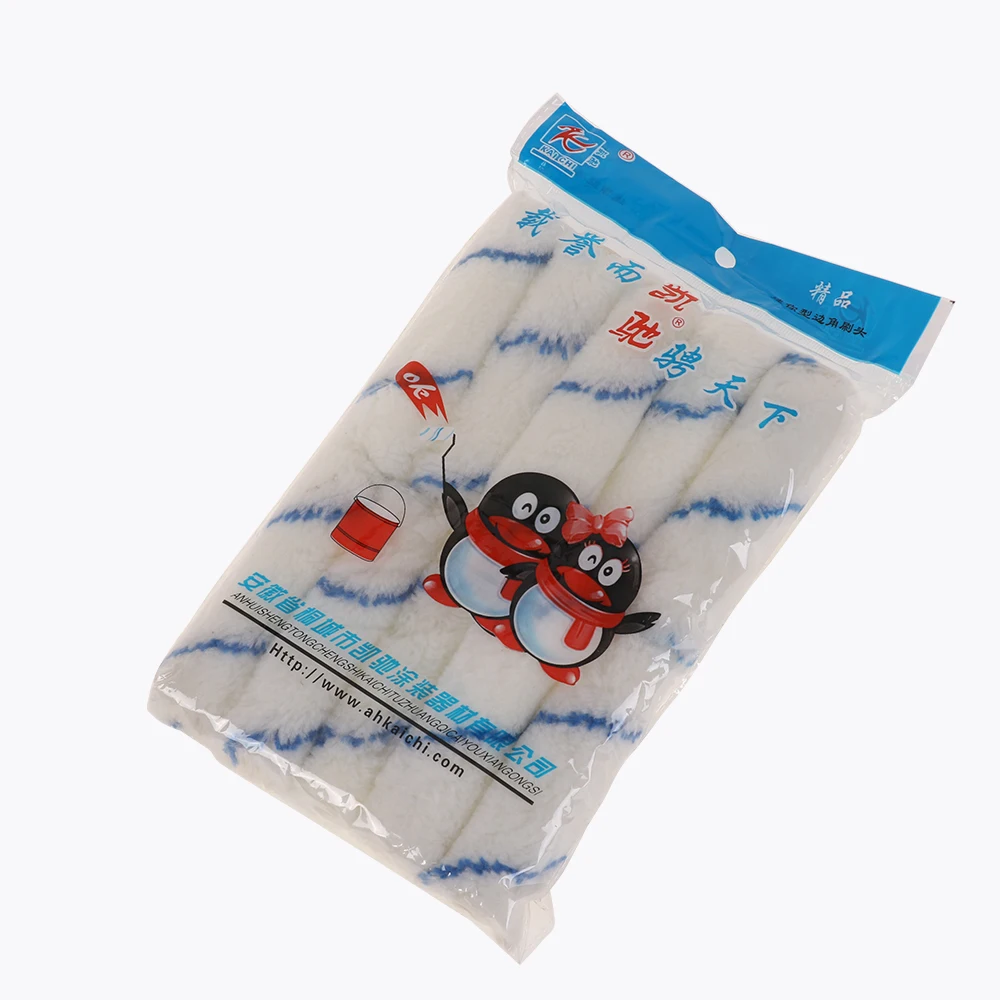 Professional House Renovation Wall Pattern Painting Tools And Accessories Brush Made in china  4 inch smooth paint roller brush