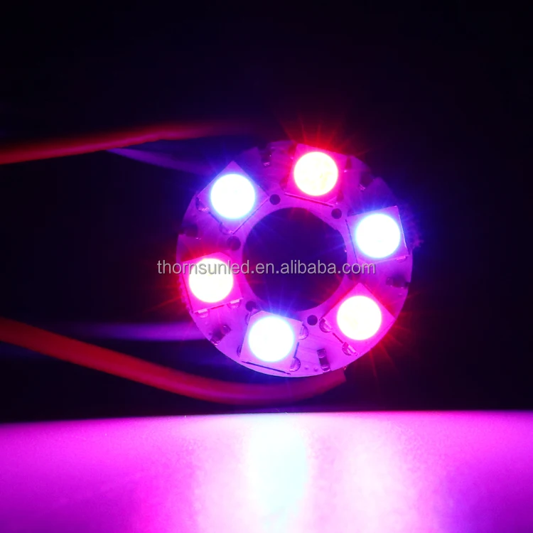 
drop ship rgb 6 led sk6812 led halo ring white pcb 5v ws2812 led ring for decoration 