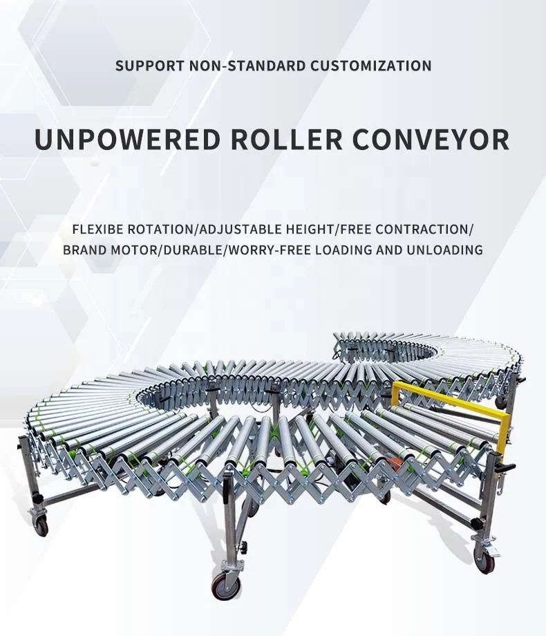 Factory Best Motorized Expanding Carrier Chain Flexible Driven Roller Design System Drum Box Rolling On Conveyor Roller