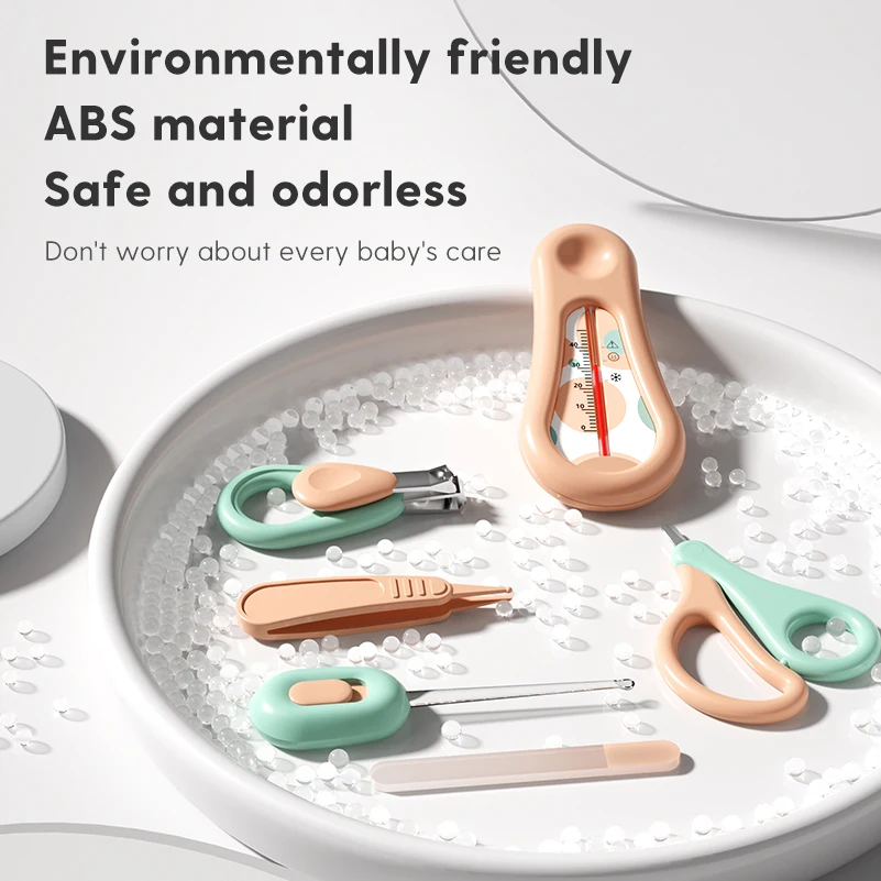 Wholesale baby supplies Safe Nail File Trimmer Lovely Baby Nail Care Set