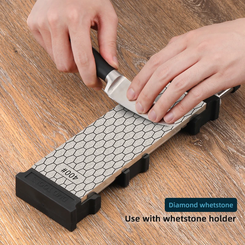 
Profession diamond double side guided hand knife sharpeners whetstone system 