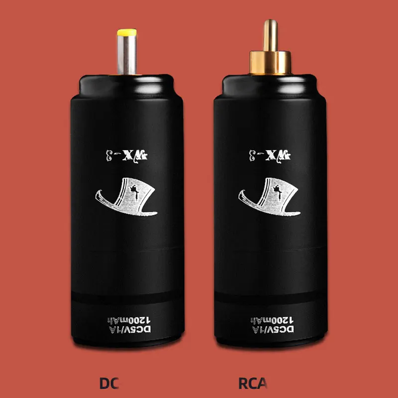 Kissure Mini Wireless Tattoo Power Supply RCA Connector  Rechargeable Battery Pack With LCD Display For Tattoo Pen Machines