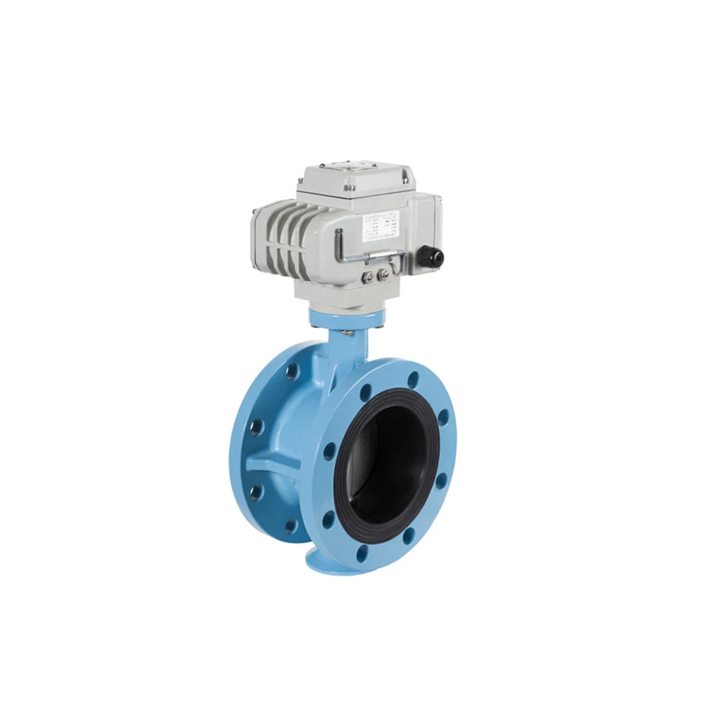 The Best Selling Gear Operate Ductile Iron Body And Disc EPDM Seal wafer Butterfly Valve