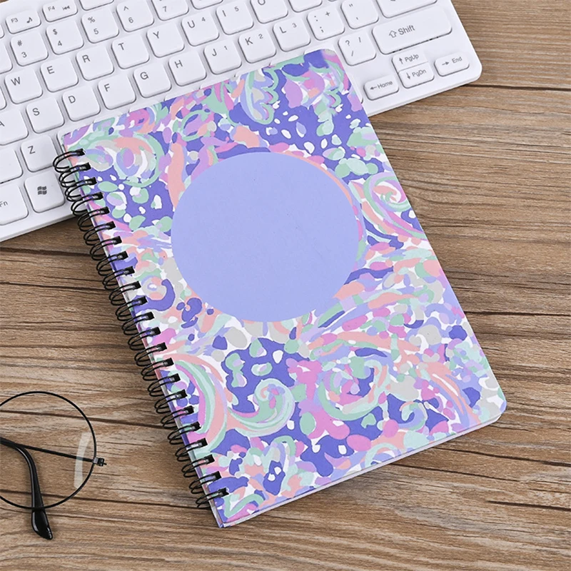 Customized A5 Portable Printed Paper Spiral Coil-bound Journal Notebook with Logo