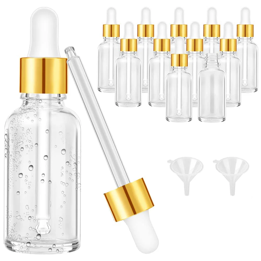 Wholesale cosmetic empty hair oil bottles packaging customized private label essential oil glass bottle for hair oil