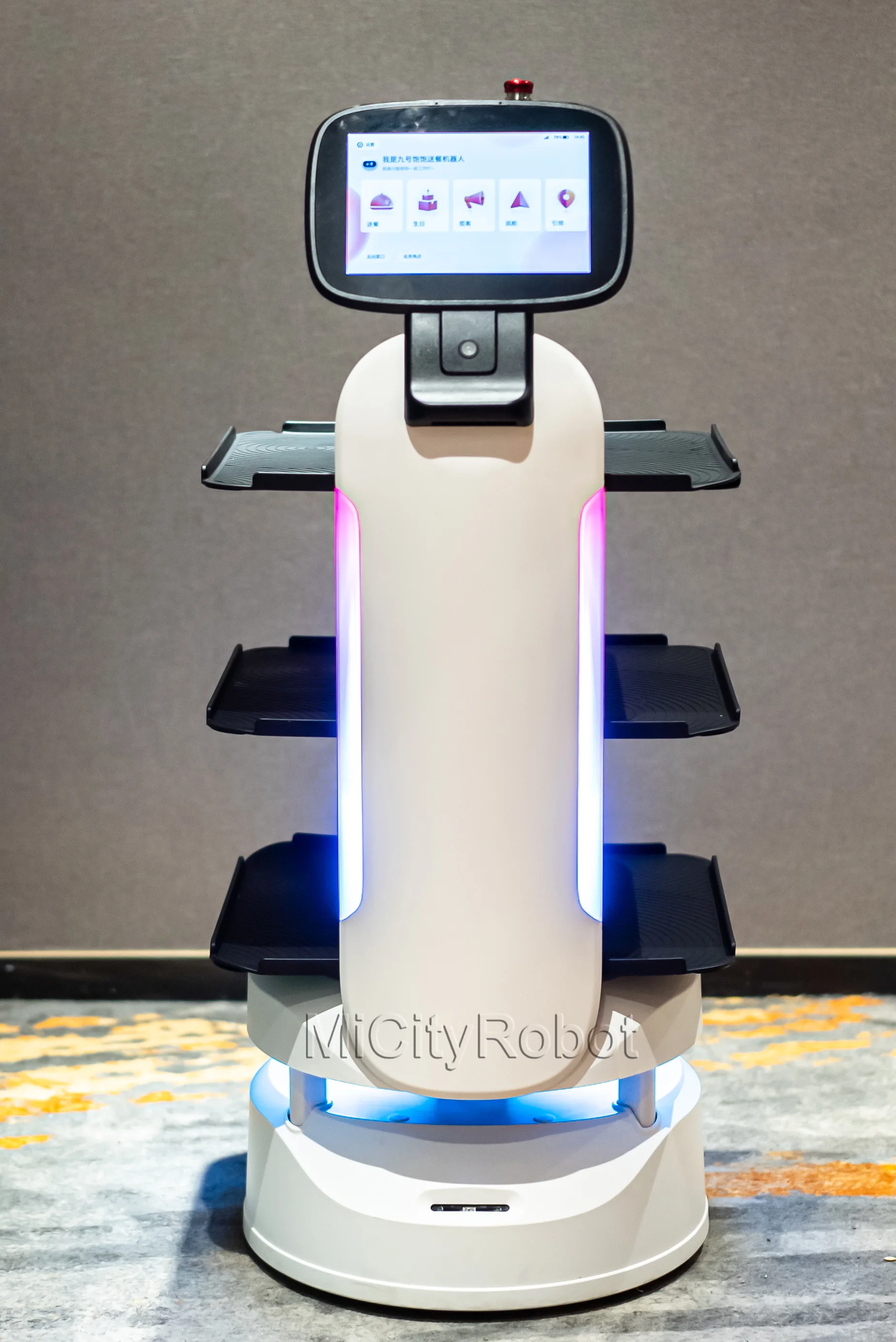 Catering Hotel Serving Food Waiter Human Restaurant Service Delivery Humanoid Intelligent Robot for Sale electric food delivery