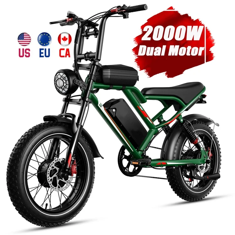 2000W 1000W 49.9KM/H Long Range E Bike Wholesale Factory Popular US EU A Bicycle Rear Hub Motor Electric Bikes