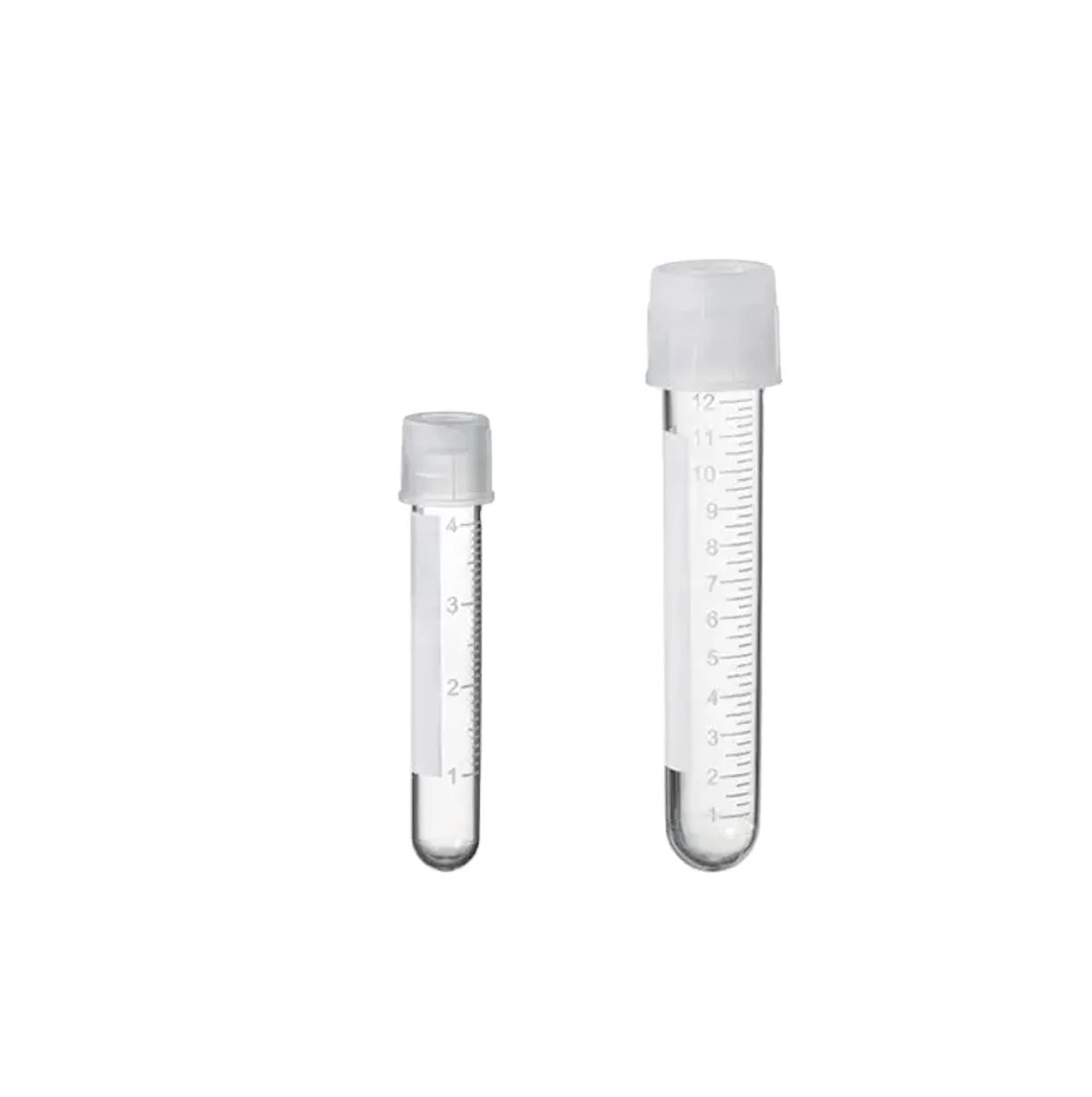 Medical Disposable Transparent PS Plastic Test Tube