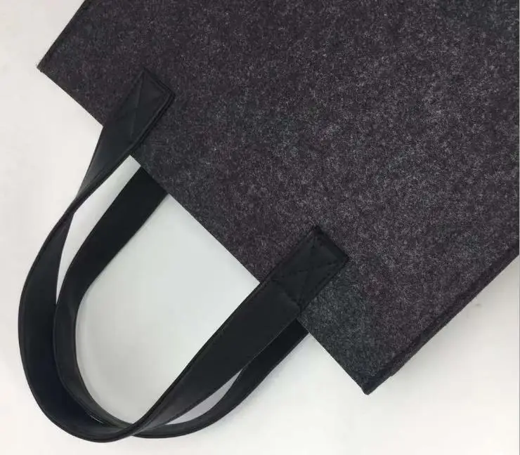 BSCI Audit Factory Felt Tote Bags ECO Friendly Felt Bag RPET Wool Felt Bag