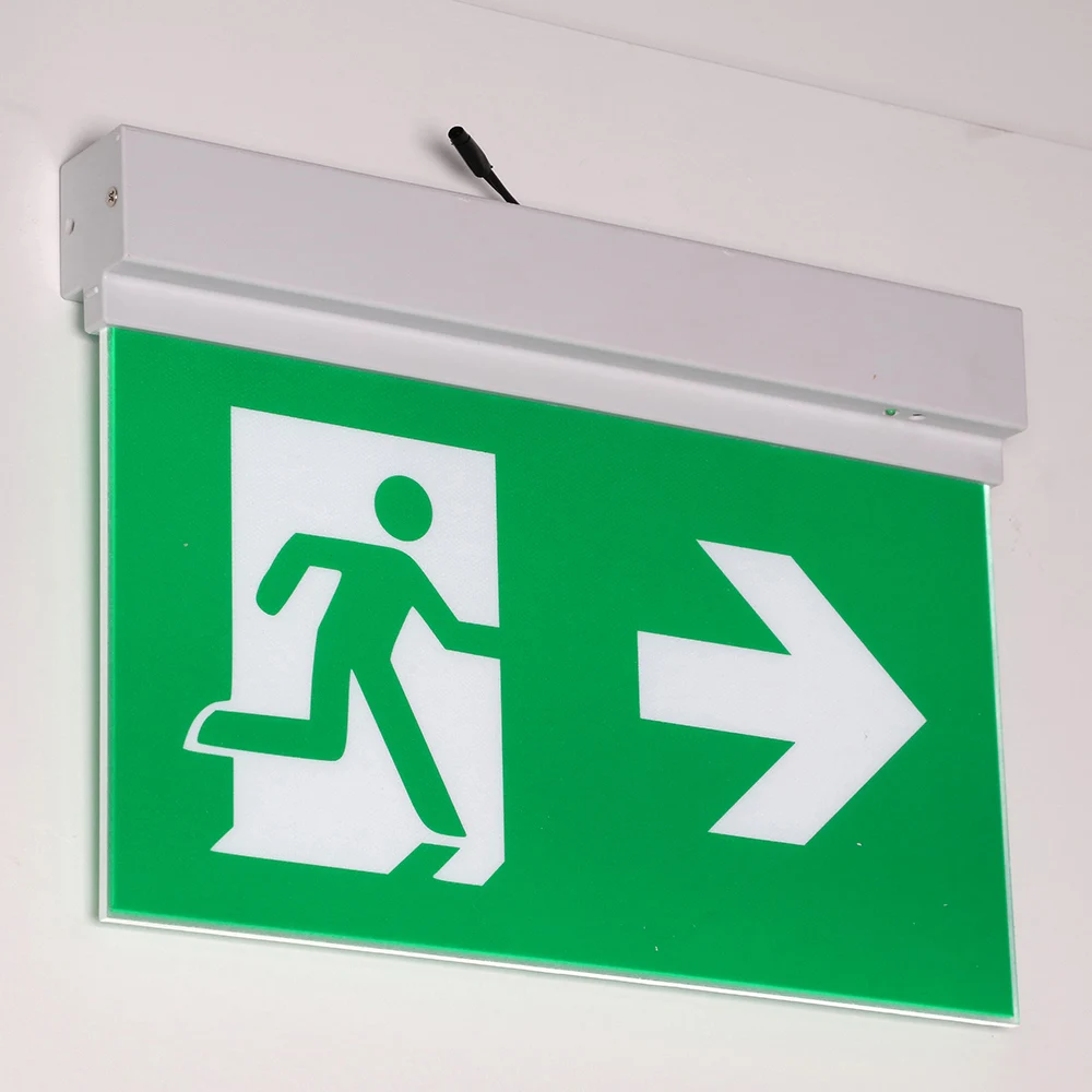 Hanging Rechargeable LED Exit Light Emergency Exit Sign Light