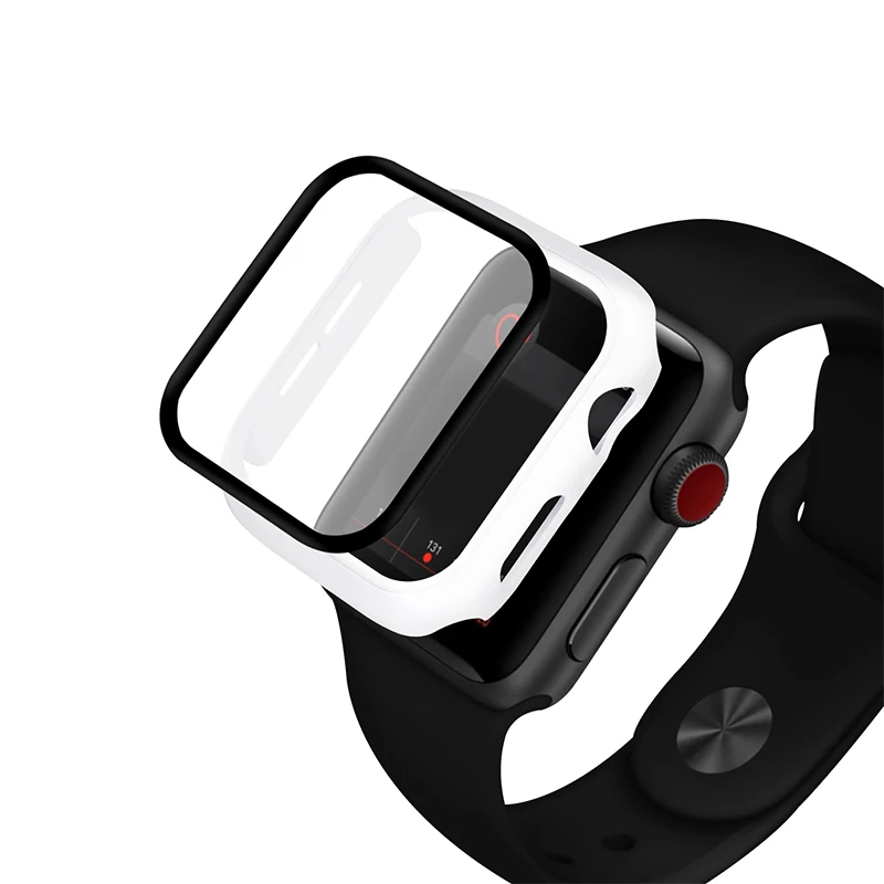 3D изогнутый полный клей для Apple Watch закаленное стекло Защита экрана