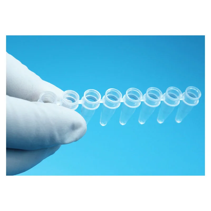 High Quality Tube and Lid Separate Packing 8 Strip PCR Tube 0.2ml