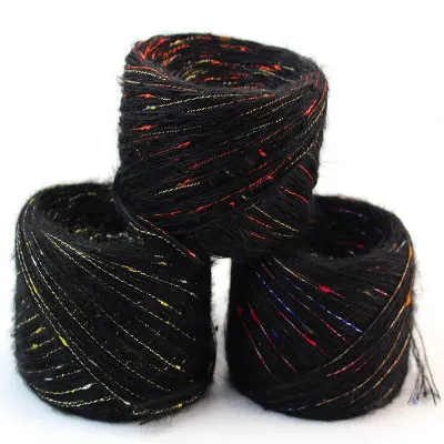  Deepeel YC028 ручная вязка крючком модная нить для пальто яркая шелковая шерстяная мохеровая Узловая
