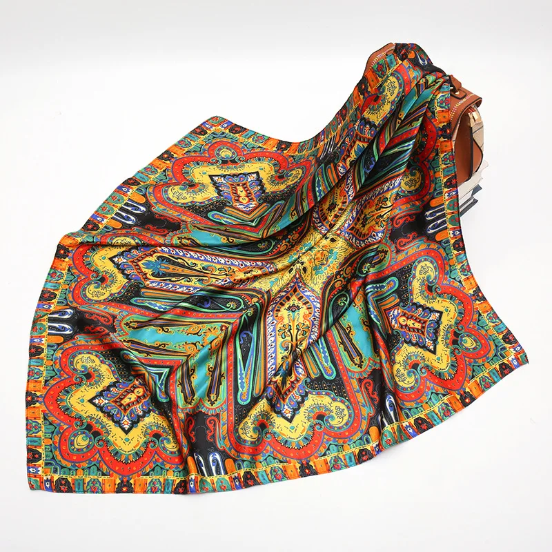 Женский платок из искусственного шелка