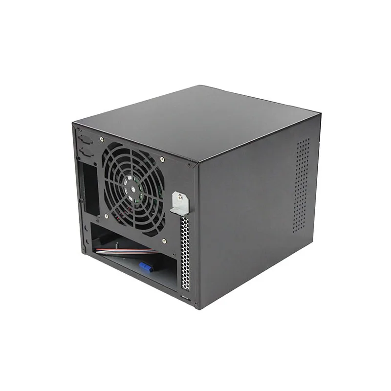 IPFS 4 hot swap bays mini nas server data storage case industrial server chassis with SATA backplane