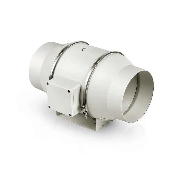 OEM/ ODM Factory Made Design Own Brand Mass 6 8 Inch Axial Mixed Flow Ventilation Circular silent Hydroponic AC Inline Duct Fan