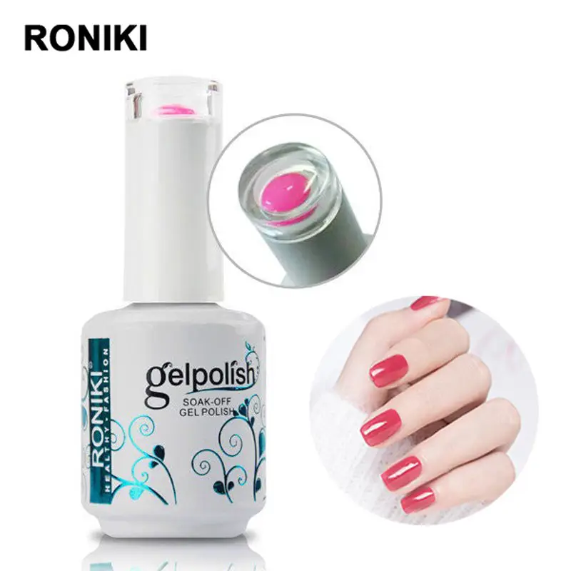 RONIKI Free Sample Private Label Wholesale Nails Polish Colour Uv Gel Nail Polish LED Lamp 30s Uvlamp 2mins 20 Per Color Pcs