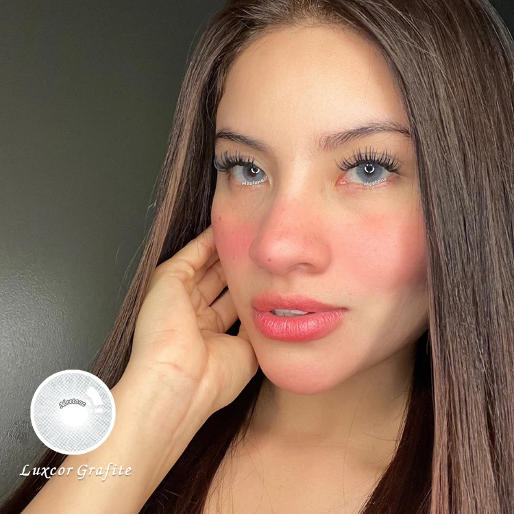 Готовые к отправке Meetone Luxcor Hidrocor самые натуральные глаза контактируют с дешевыми цветными контактными линзами для глаз