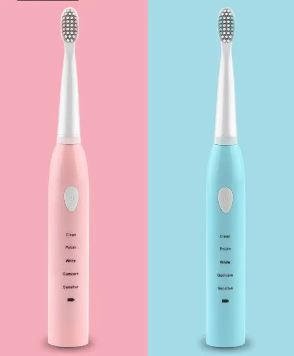 Custom Electronic 5 Modes Laser Sonic Tooth Brush With Head Smart Toothbrushes Wireless Rechargeable 360 Motor Clean