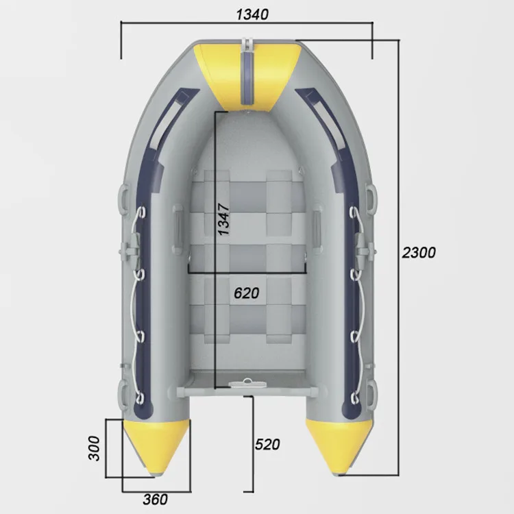 2024 china hot sale cheap pvc folding inflatable fishing boats
