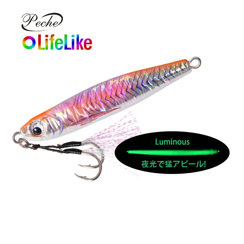 Isca Artificial Fishing Lure Metal 25g 35g 60g 80g Slow Pitch Jig Lure Se Uelos De Pesca Spinnerbait Spoon Vertical Jigging Lure