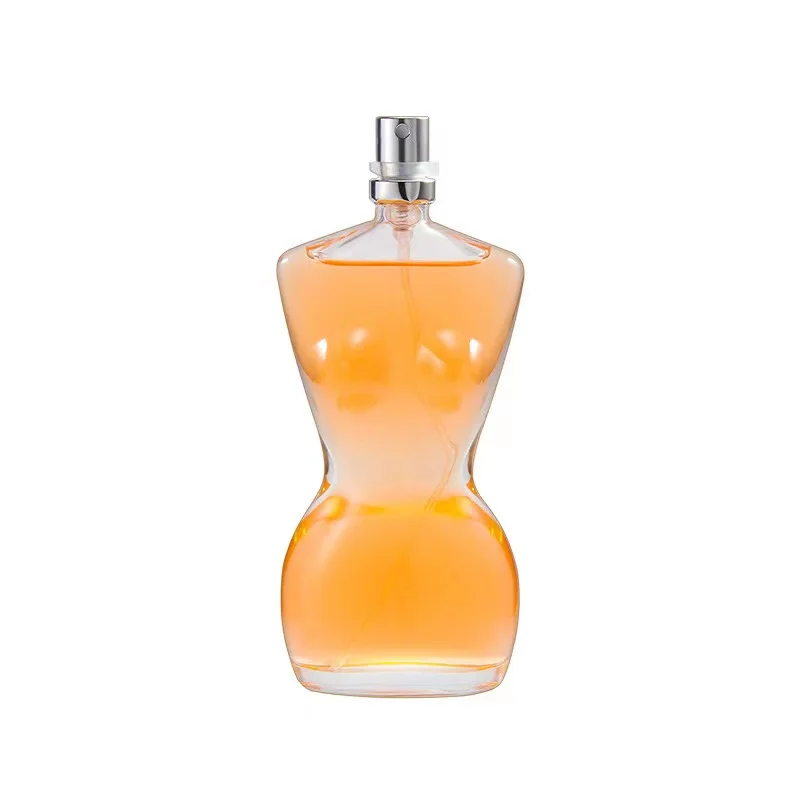 wholesale luxury perfume 100ml women transparent shaped perfume glass bottle china