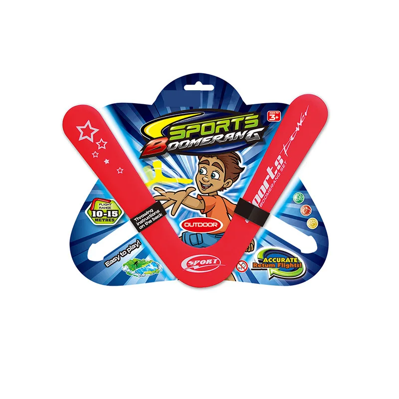 PREMIUM CUSTOM V SHAPE BOOMERANG FOR PROMOTION TOY PROMOTION FRISBEED KIDS OUTDOOR SPORT FUN