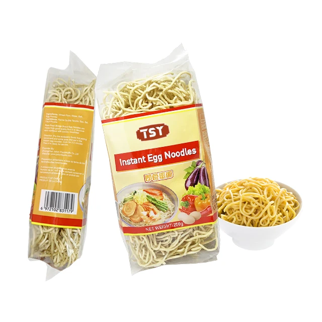 TSY Food Guangdong Factory OEM Private Label Halal Chinese Foods Wholesale Convenient Egg Instant Korean Noodles for Restaurant