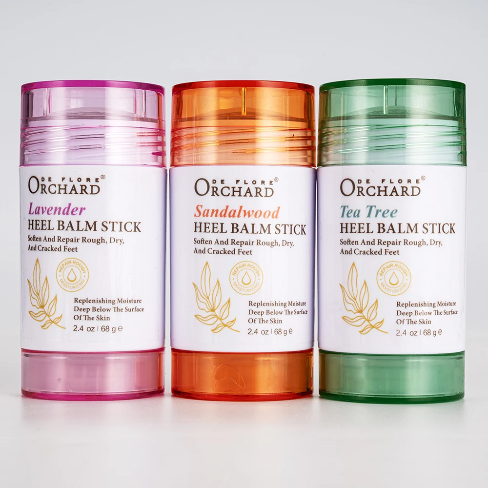 OEM Custom Logo Private Foot Soften And Repair Rough Tea Tree Heel Balm Stick