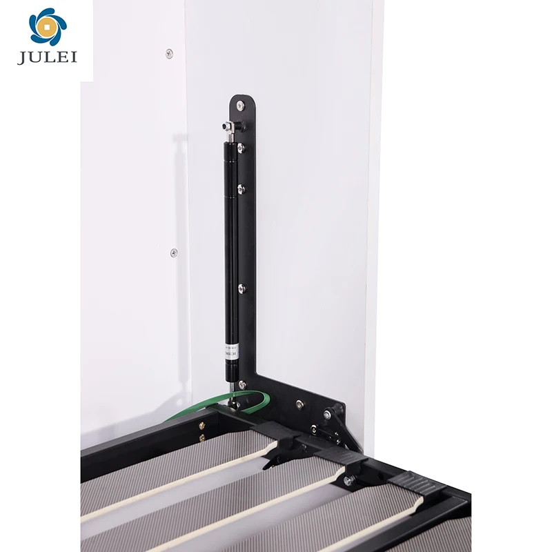 Customized Different Sizes Modern Style Mdf Board Hidden Vertical Pull Down Wall Bed With Steel Tube