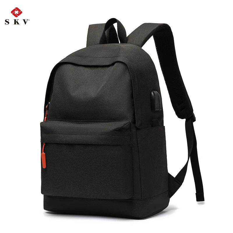 Unisex Durable backbag pack USB casual Lightweight Waterproof mochilas rucksack 15.6'laptop bag black laptop Backpack
