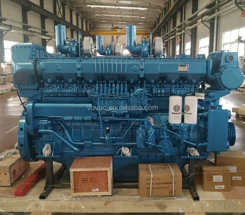  Горячая распродажа! Морской дизельный двигатель Weichai 8170ZC818-3 800hp с 1350