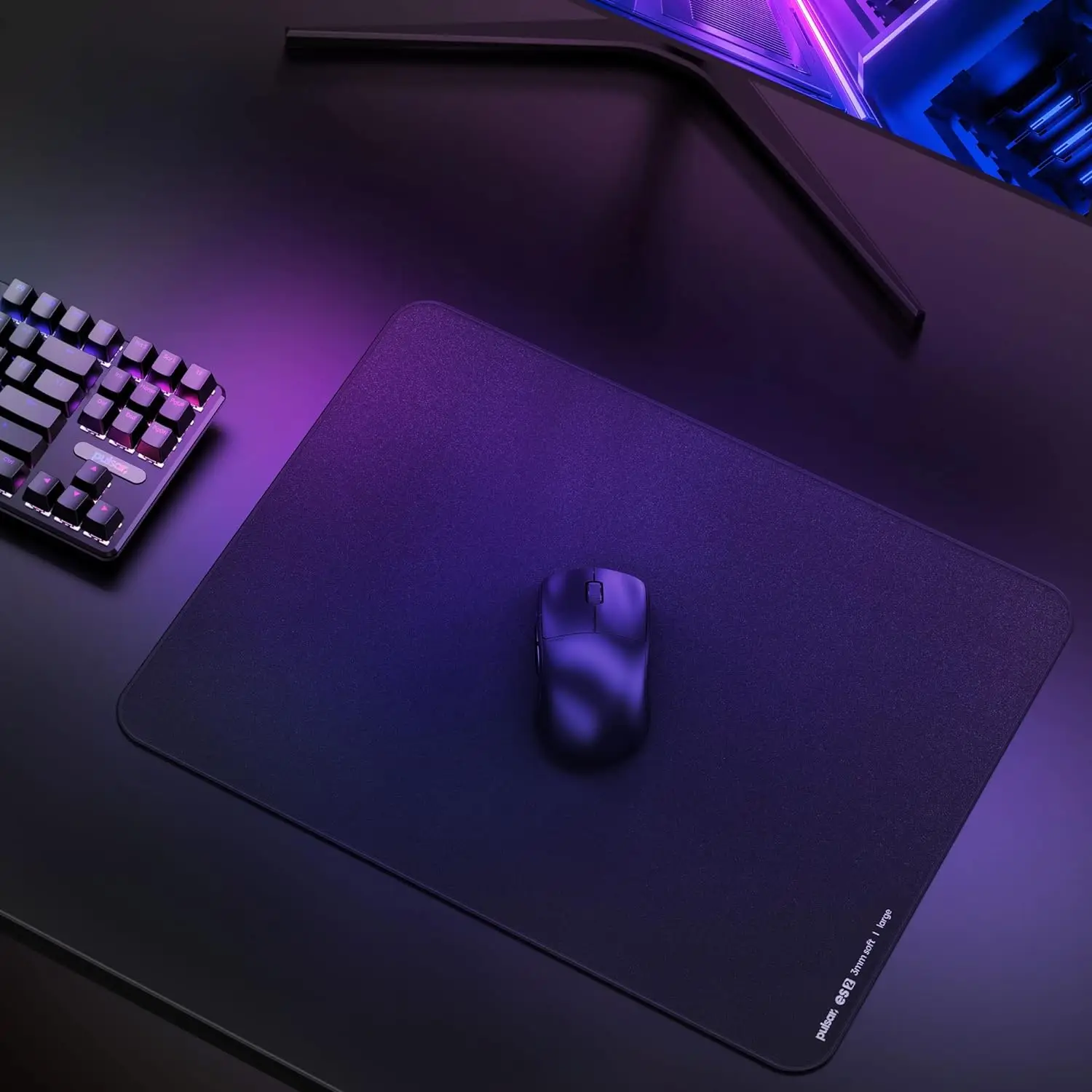Custom Gaming Tempered Photovoltaic Glass Mouse Pad Sublimation With UV Pattern Printing Waterproof
