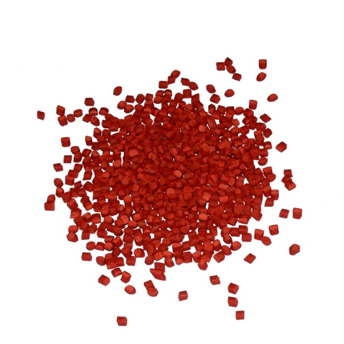 Yellow PE Masterbatch Plastic Raw Material for Injection Molding for Film Grade Pipes Blow Molding