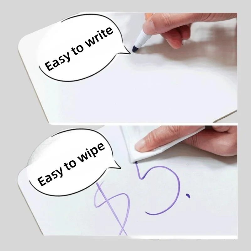 Factory Double- sided MDF Blank Answer Paddle White Board for Kids