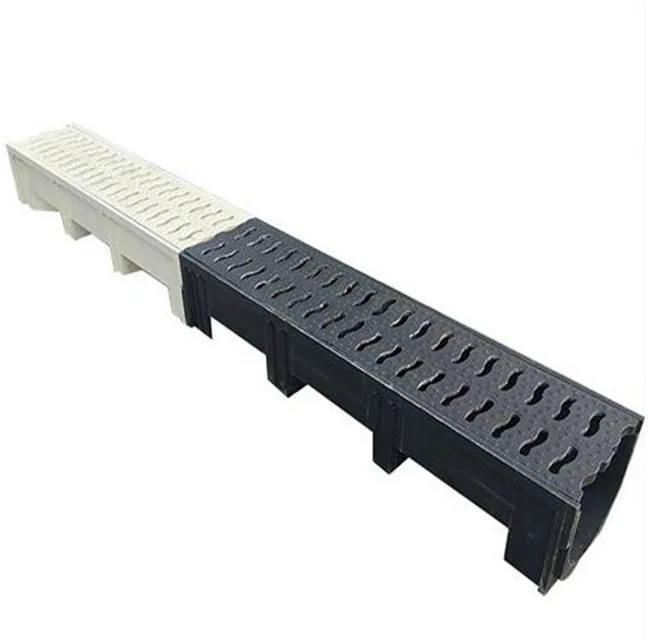 Precast Polymer Concrete U Shaped Drainage Ditch Linear Trench Drain Channel