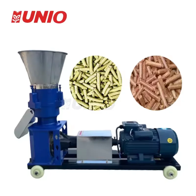 Ring die pet feeding food maker pellets mill press machines mini fish pelletizer feed wood pellet machine for animal feeds