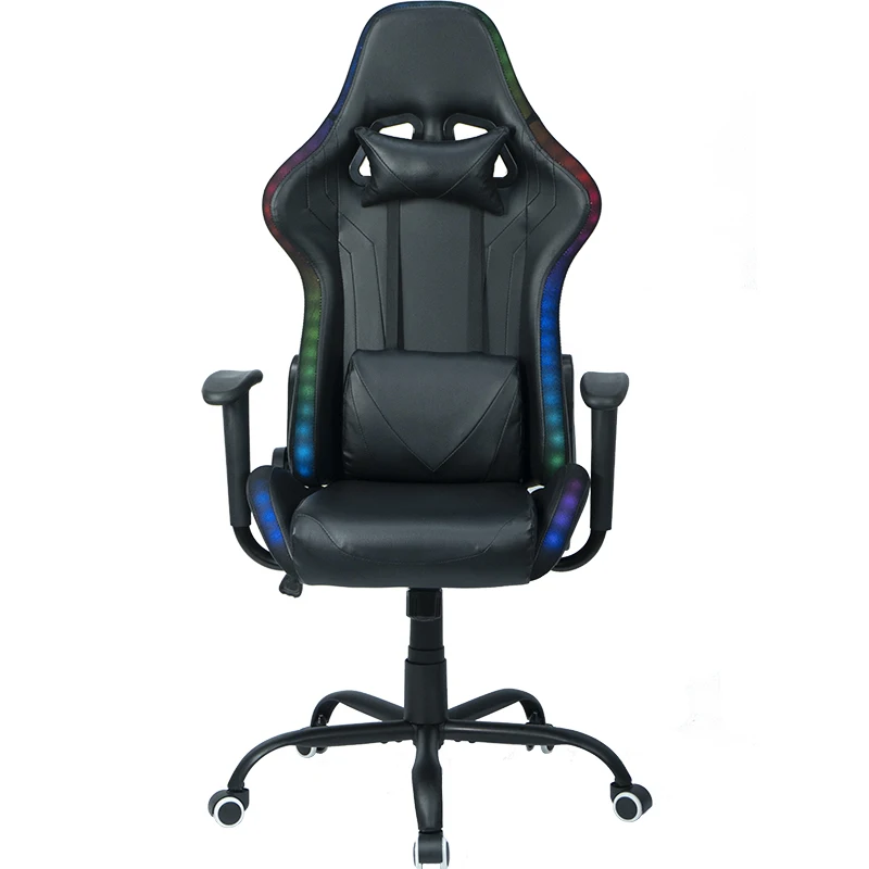  Цветная (RGB) светодиодная подсветка Новинка гоночный представительский офисный стул для компьютерных игр сетка офисные кресла кресло-качалка дешевые современная мебель сиденье с подставкой