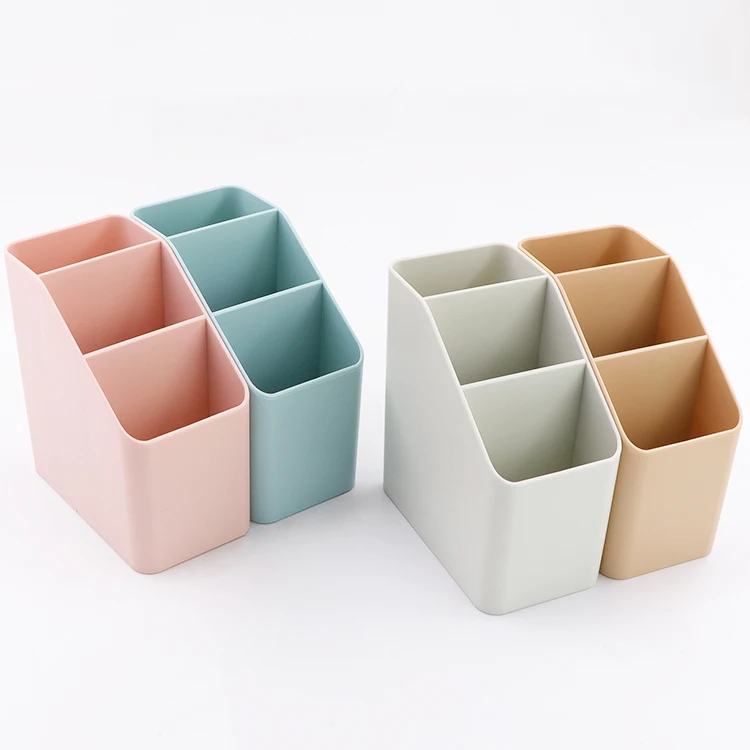 YUZMEI Plastic Stationary Organizer Cute Desk Organizer Pencil Stand Organizador Rotuladores Pencil Holder Pen Holder Pen Stand