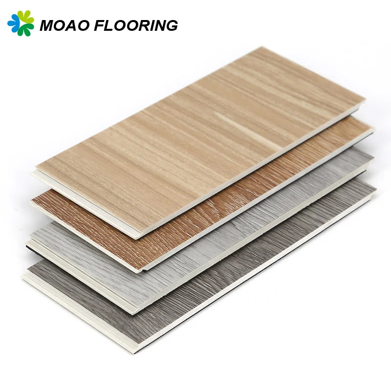 High quality Hybrid Click Lock UV coating PVC Material Rigid Core Luxury SPC Vinyl Flooring With Attached Foam
