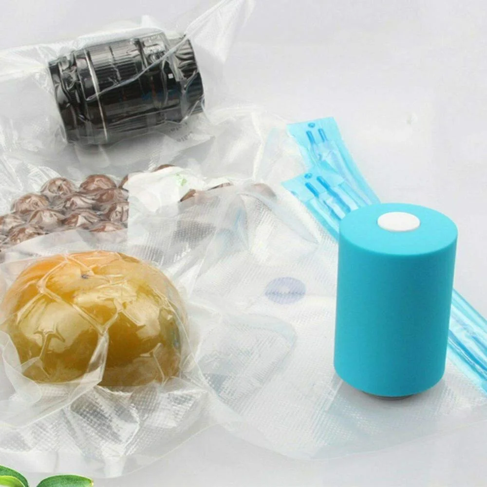 
2020 Amazon Portable Vacuum Sealer storage travel rechargeable Multi Functional Household Vacuum Sealer Vacuum pumpwith bag 