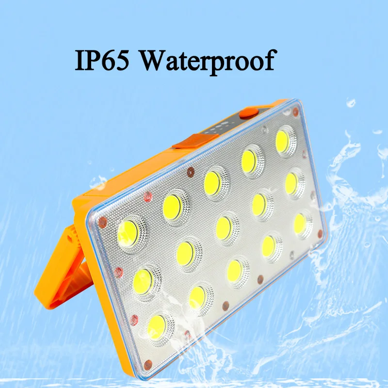 Wendadeco USB Rechargeable Portable Led Solar Camping Lamp Solar Emergency Flood Light 150w Solar Rechargeable Flood Lights